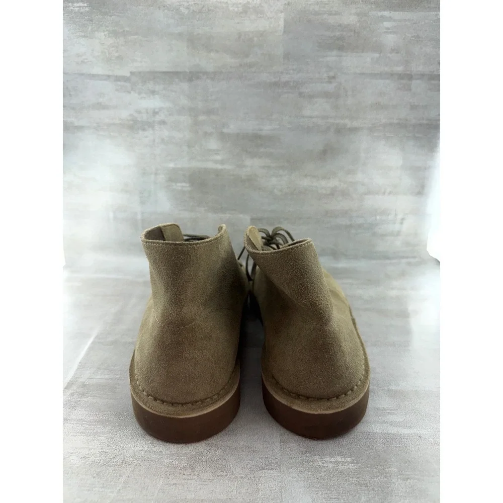 Clarks Men Desert Boots Olive Green Suede Chukka Ankle Boots 61139099 Size 11M